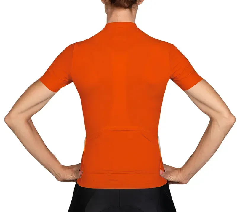 BCF Women's Gravel Jersey in Orange-1