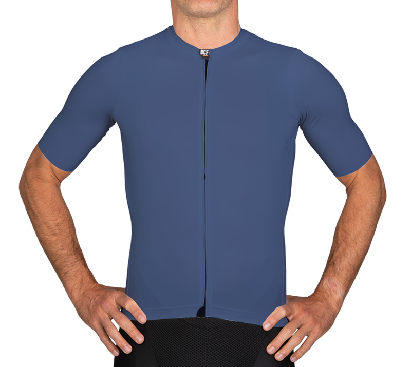 BCF Gravel Jersey in Deep Slate Blue