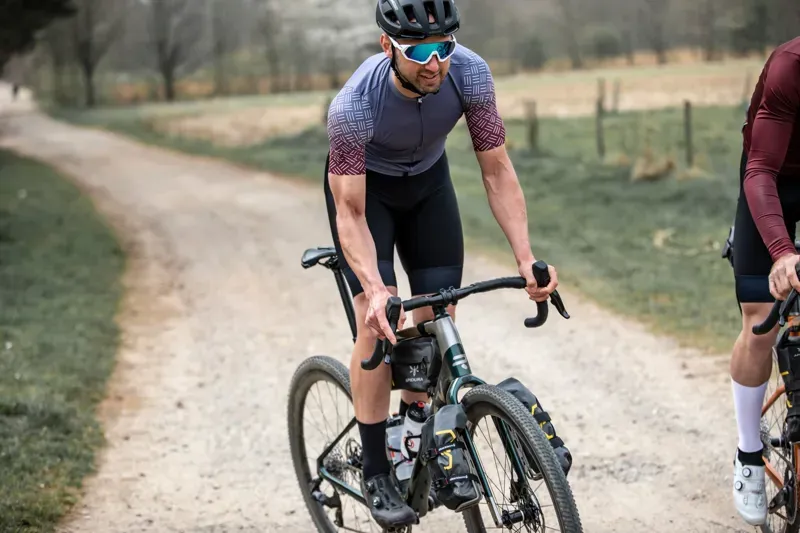 BCF Gravel Jersey in Deep Slate Blue/Bourgogne-5