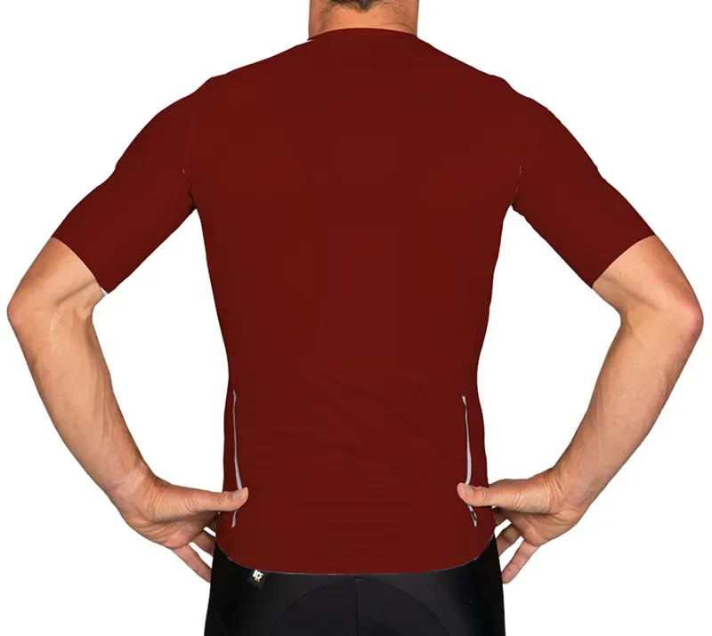 BCF Gravel Jersey in Bourgogne-2