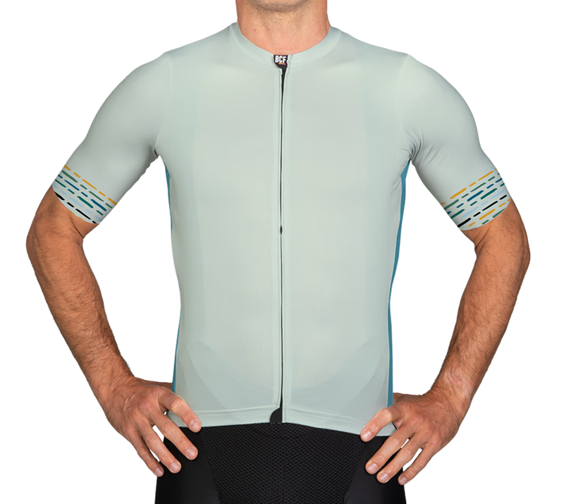 BCF Gravel Jersey in Honeydew/Forest