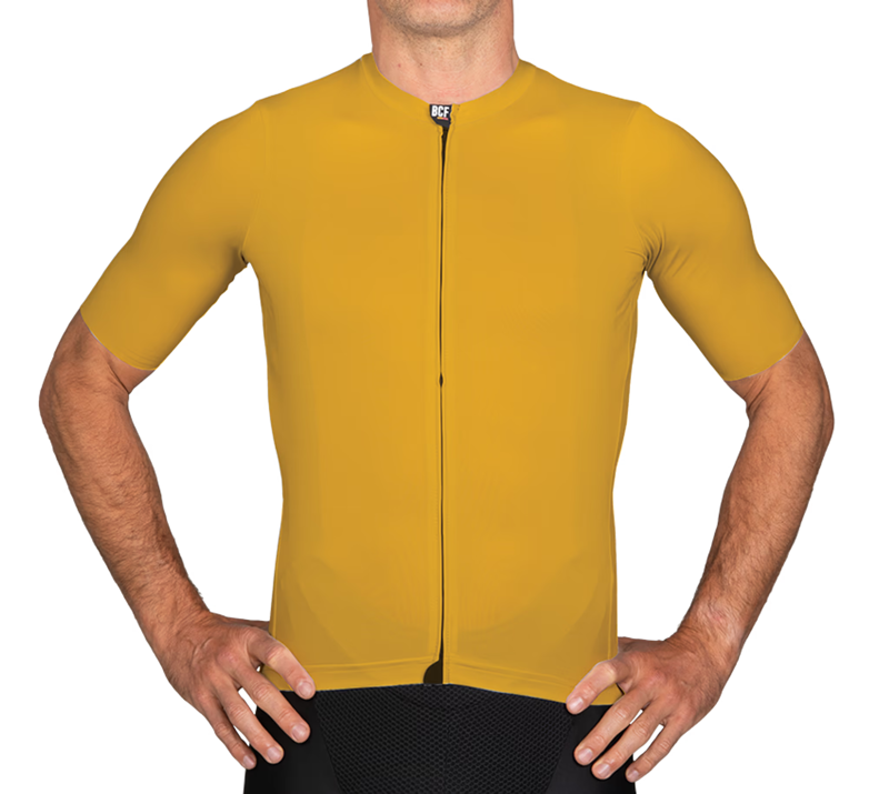 BCF Gravel Jersey in Mustard