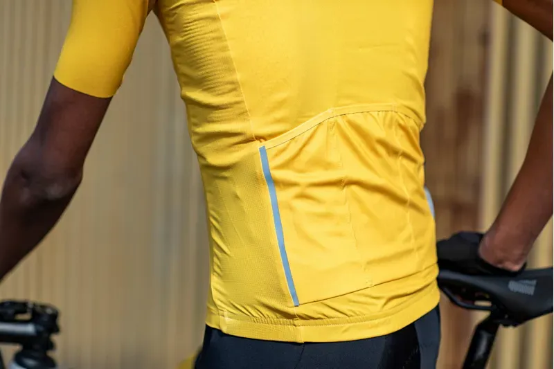 BCF Gravel Jersey in Mustard-7