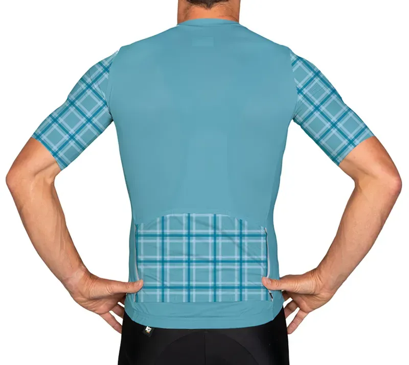 BCF Gravel Jersey in Teal/Steel Blue-2