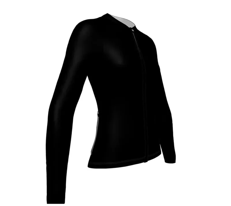 BCF Women's Gravel XXS Long Sleeve Jersey in Black-3