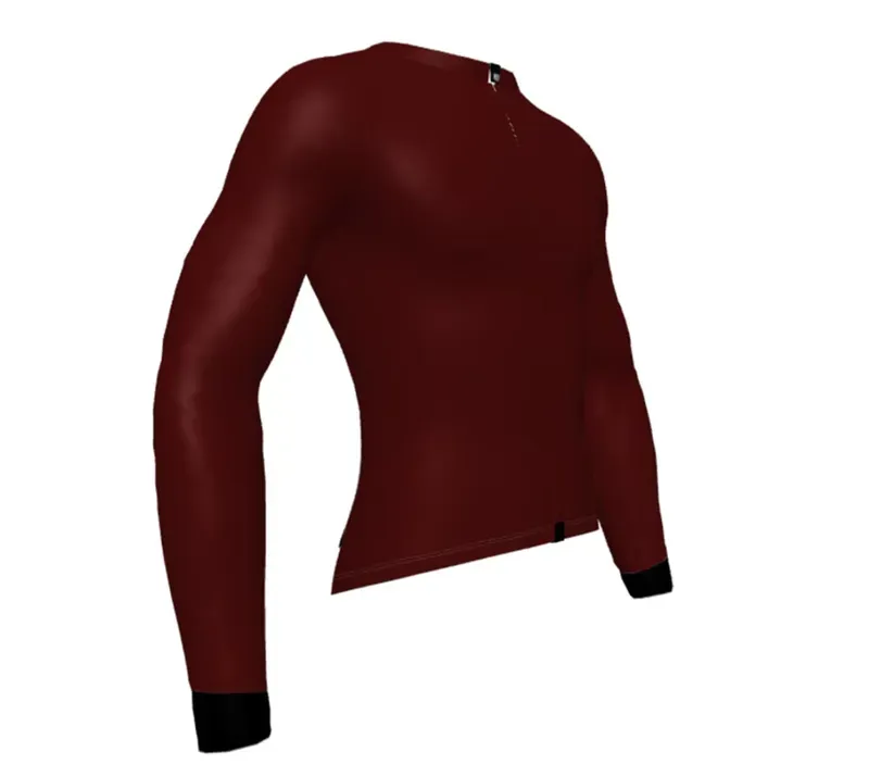 BCF Gravel XS Long Sleeve Jersey in Bourgogne-3