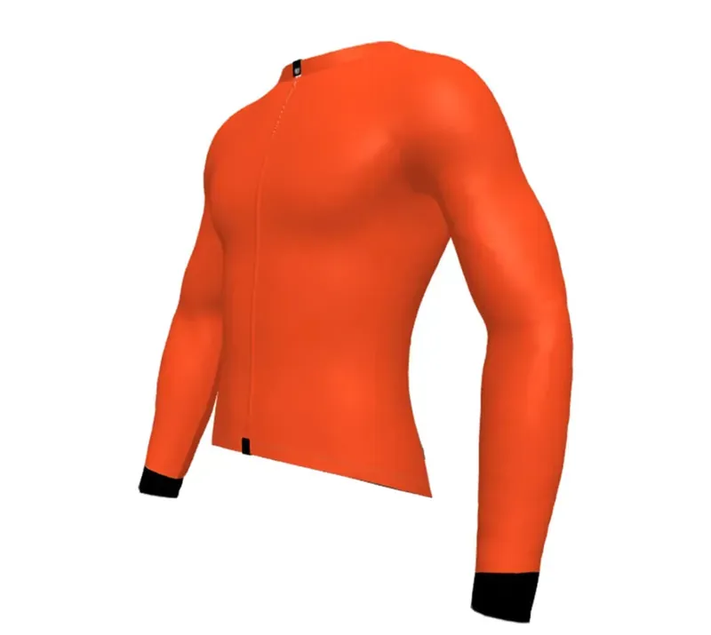 BCF Gravel XS Long Sleeve Jersey in Orange-1