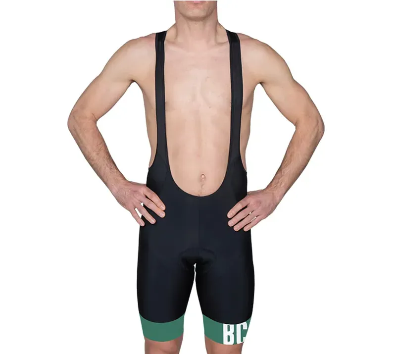 BCF Performance Long Cut Bib Short in Black/Forest