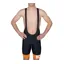 BCF Performance Long Cut Bib Short in Black/Orange