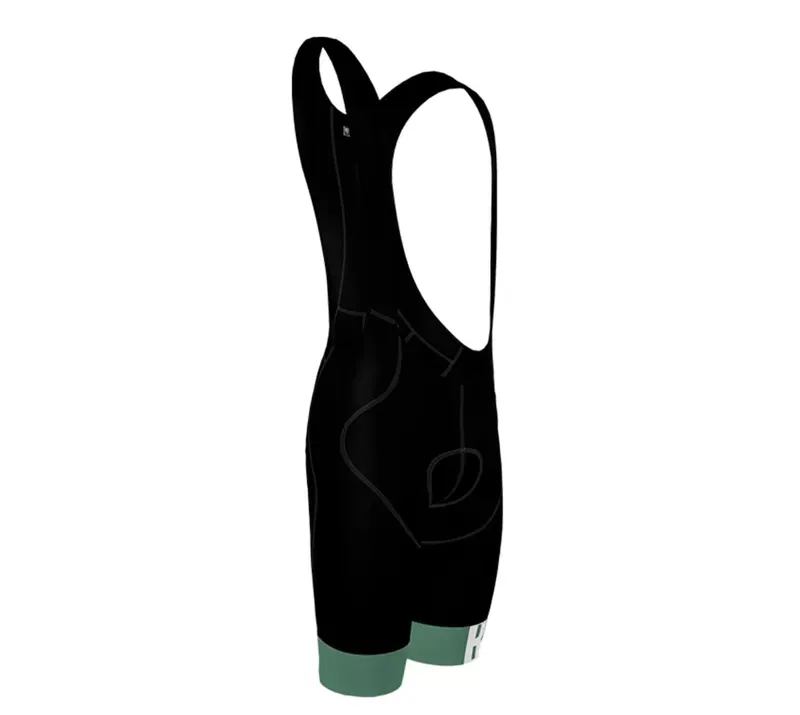 BCF Performance Long Cut Bib Short in Black/Forest-1