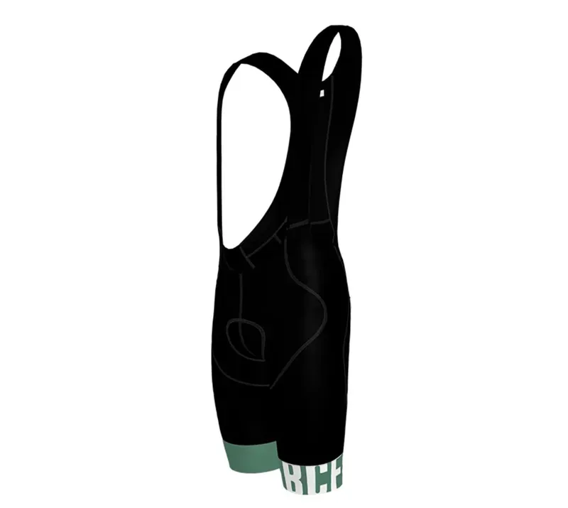 BCF Performance Long Cut Bib Short in Black/Forest-3