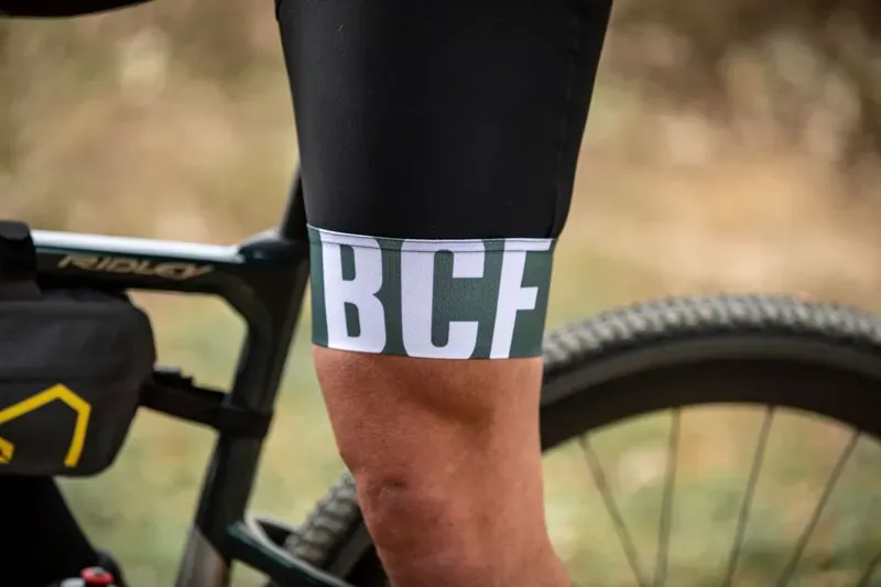 BCF Performance Long Cut Bib Short in Black/Forest-4