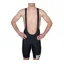 BCF Performance Long Cut XS Bib Short in Black/Black