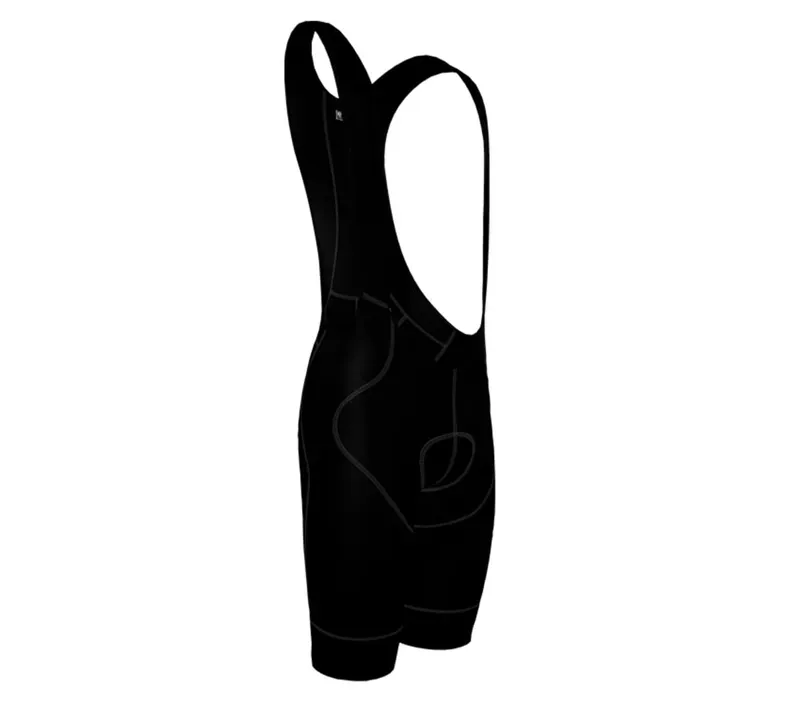 BCF Performance Long Cut XS Bib Short in Black-1