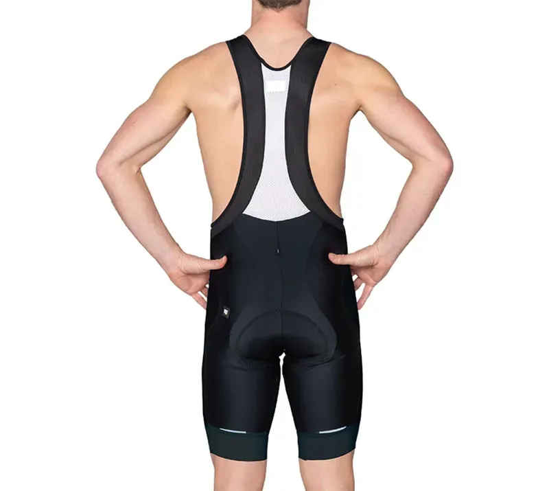BCF Performance Long Cut XS Bib Short in Black-2