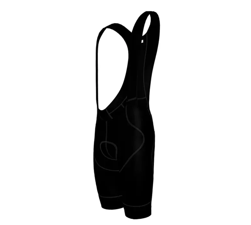 BCF Performance Long Cut XS Bib Short in Black-3