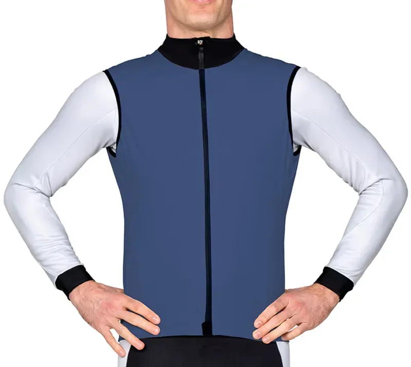 BCF Performance Uniseks Gilet in Deep Slate Blue