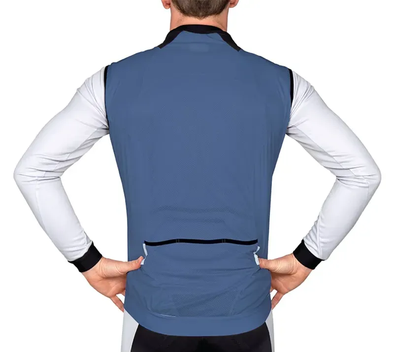 BCF Performance Uniseks Gilet in Deep Slate Blue-2