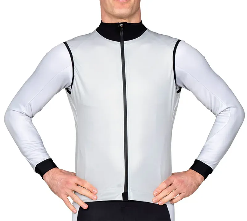 BCF Performance Uniseks Gilet in Silver