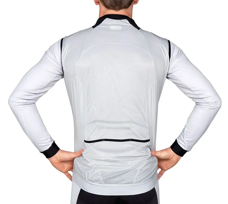 BCF Performance Uniseks Gilet in Silver-2