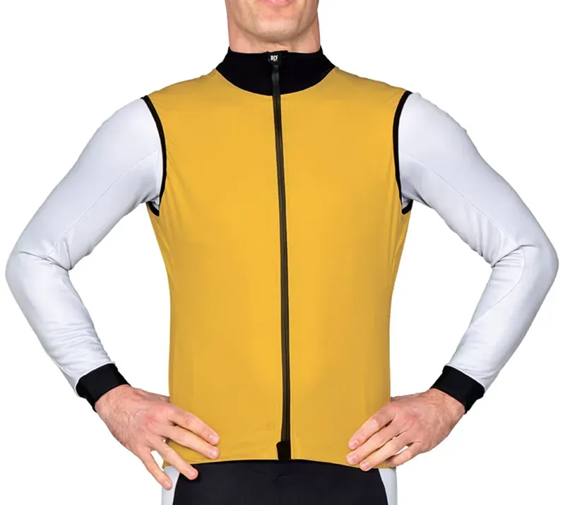 BCF Performance Uniseks Gilet in Mustard