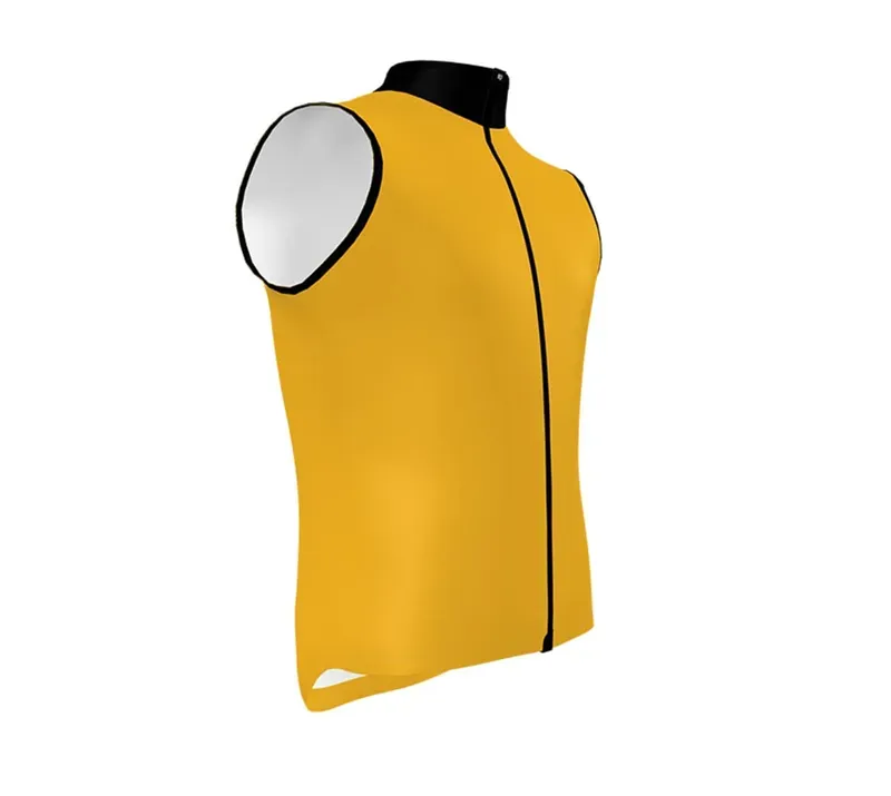BCF Performance Uniseks Gilet in Mustard-3