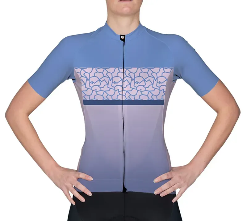 BCF Women's Performance Jersey in Lavender/Salmon Roze