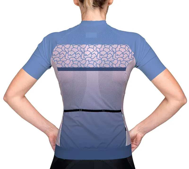 BCF Women's Performance Jersey in Lavender/Salmon Roze-2