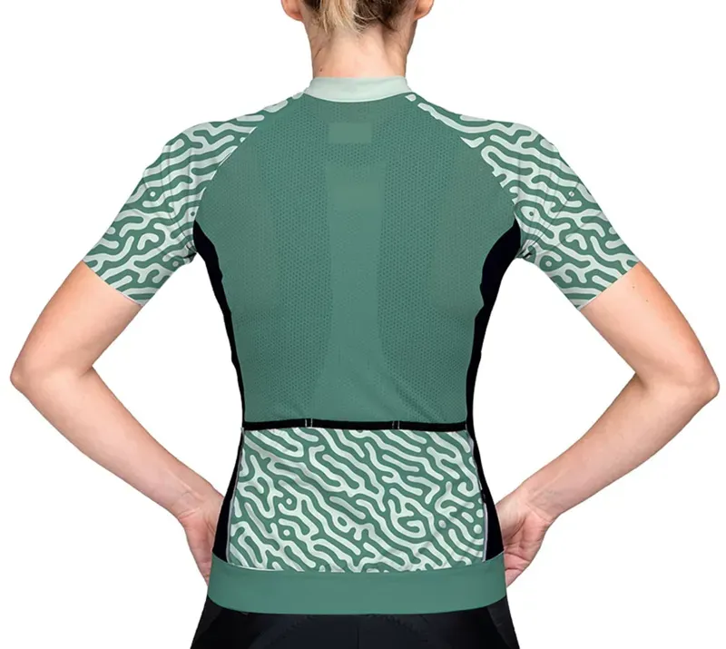BCF Women's Performance Jersey in Forest/Honeydew-2