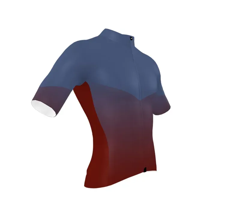BCF Performance Jersey in Deep Slate Blue/Bourgogne-3