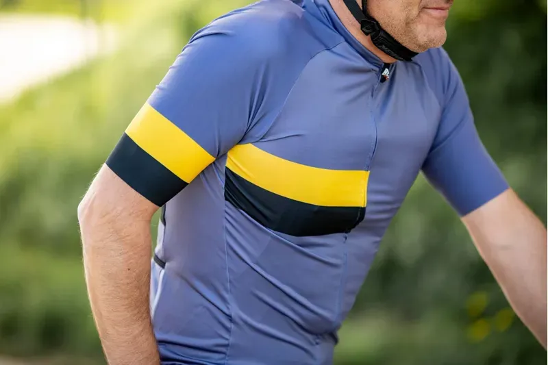 BCF Performance Jersey in Deep Slate Blue/Mustard-6