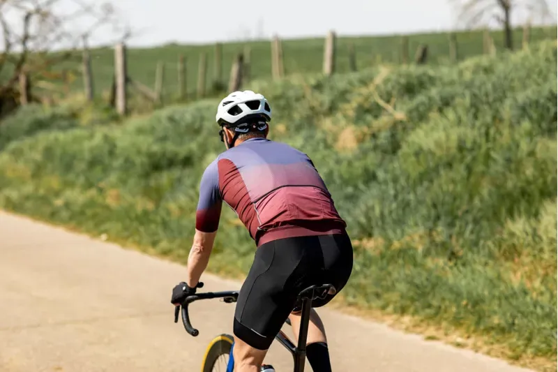 BCF Performance Jersey in Deep Slate Blue/Bourgogne-7