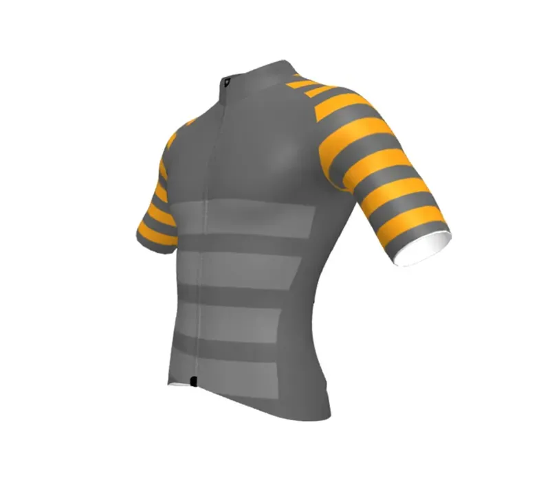 BCF Performance Jersey in Grey/Mustard-1