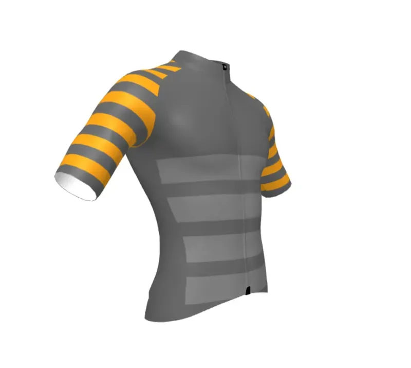 BCF Performance Jersey in Grey/Mustard-3