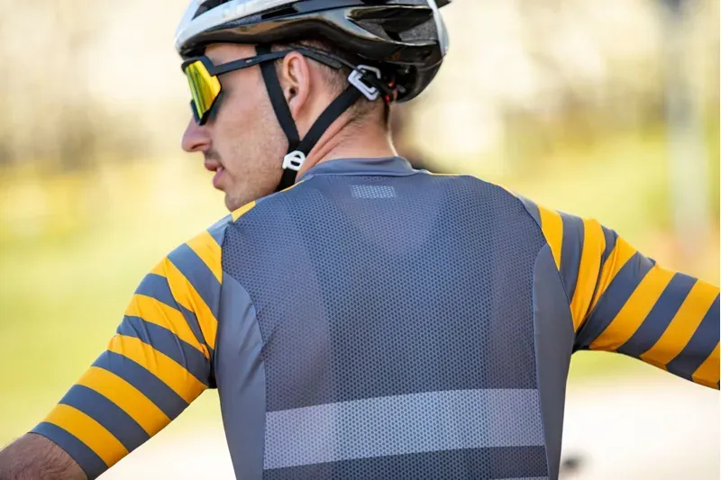 BCF Performance Jersey in Grey/Mustard-6