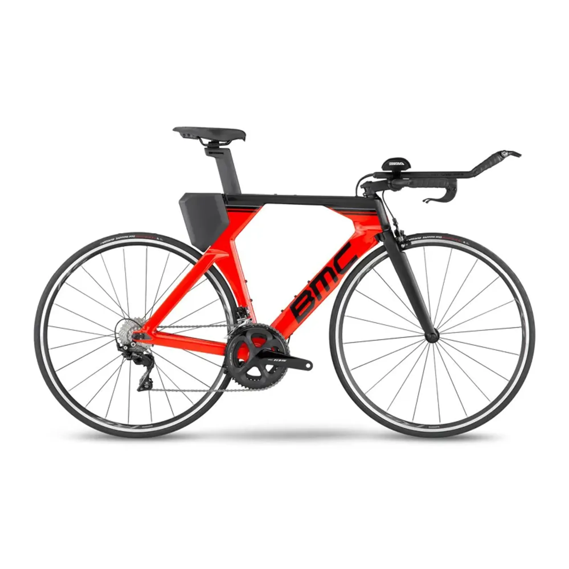 BMC Timemachine One 105 TT Bike in Neon Red/Black