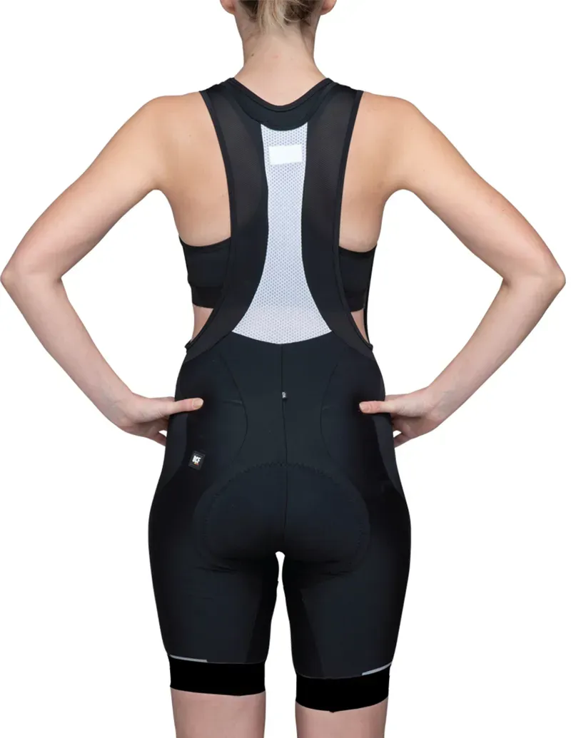 BCF Women's Performance Bib Shorts in Black-1