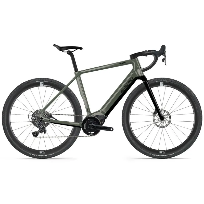 Basso Volta Gravel Apex 1x11 Military E- Bike Green
