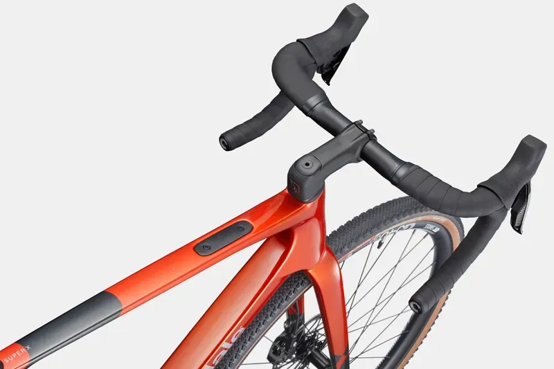 Cannondale SuperX 4 AXS Gravel Bike in Fire Orange-3