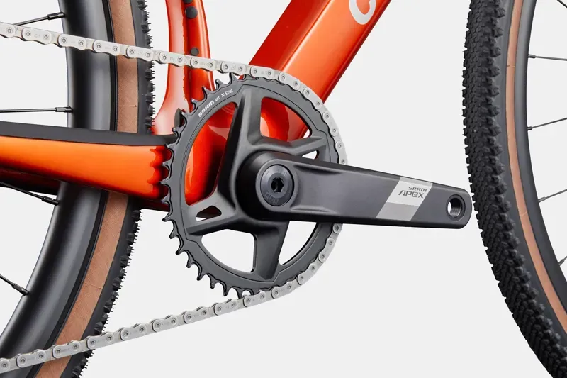 Cannondale SuperX 4 AXS Gravel Bike in Fire Orange-4