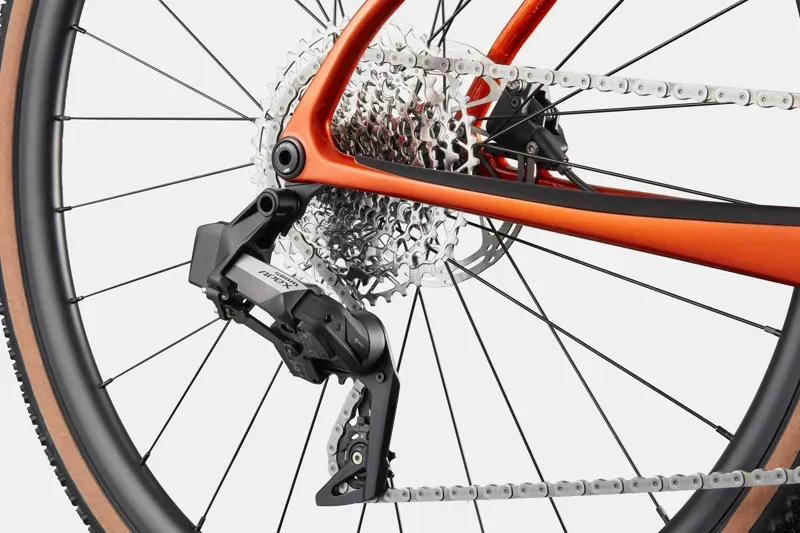 Cannondale SuperX 4 AXS Gravel Bike in Fire Orange-5