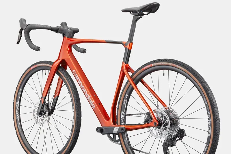 Cannondale SuperX 4 AXS Gravel Bike in Fire Orange-2