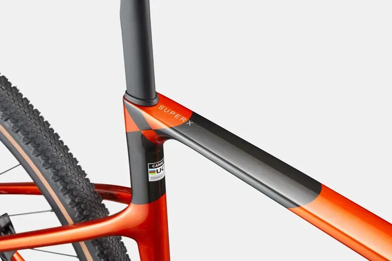 Cannondale SuperX 4 AXS Gravel Bike in Fire Orange-6