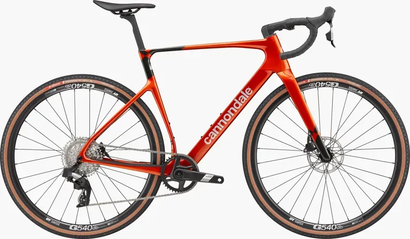 Cannondale SuperX 4 AXS Gravel Bike in Fire Orange