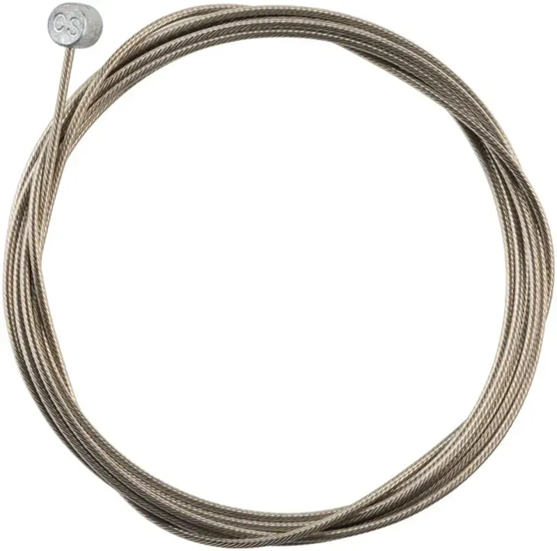 Jagwire Pro Brake Cable 1.5mm x 2000mm Pro Polished Slick in Silver