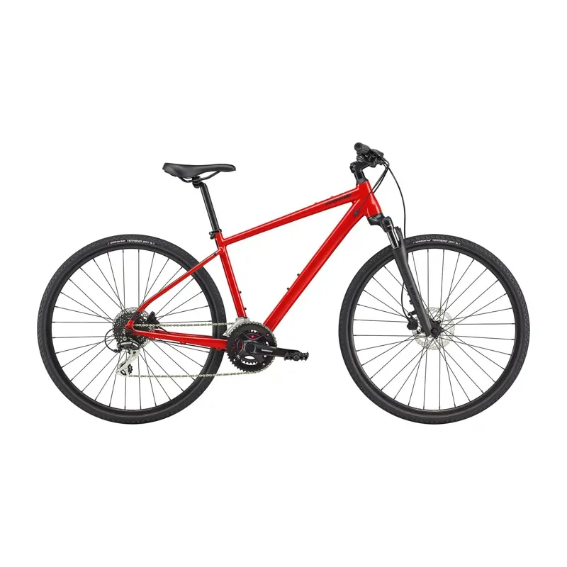 Cannondale Quick CX 3 Hybrid Bike / Rally Red Medium