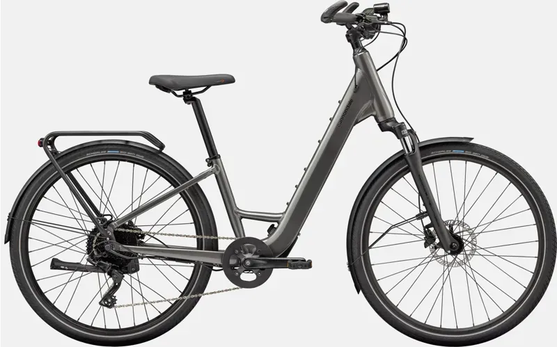 Cannondale Mavaro SL 1 Low StepThru Electric Bike in Meteor Grey