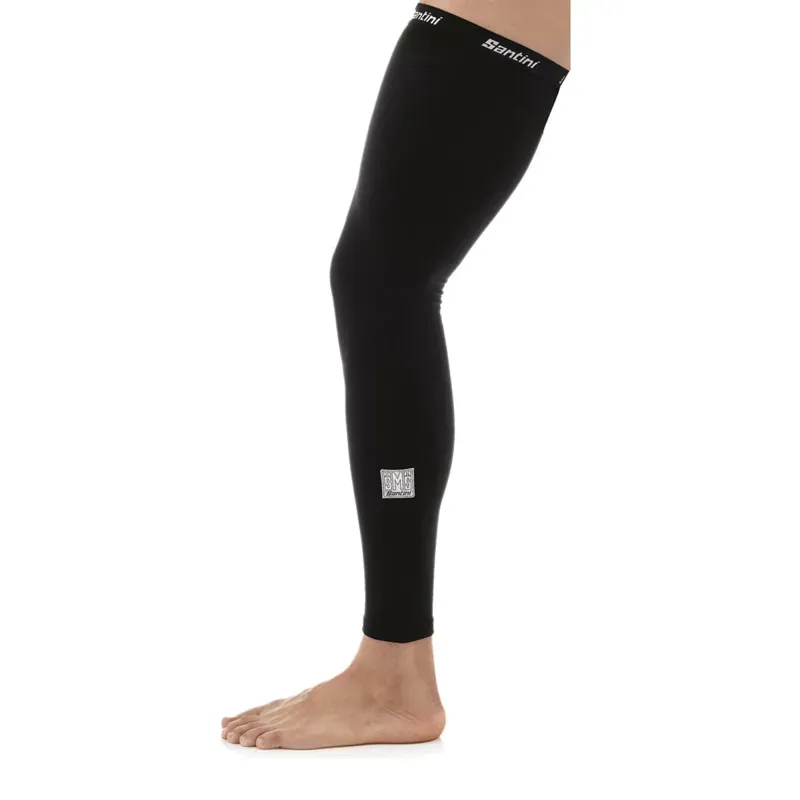 Santini Totum Thermofleece Leg Warmers in Black