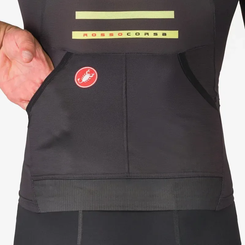 Castelli Free Speed 3 Race Top in Black-4