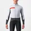 Castelli Beta RoS Mens Jacket in Silver Grey/Dark Grey/Red